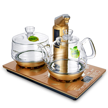 KAMJOVE自动的に水道と电気のケトルガラスの茶器を沸かします茶器G 6