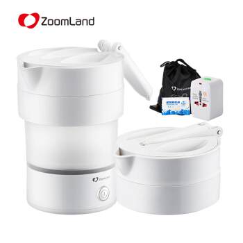 卓朗（Zoomland）电気ケトル旅行には折りたたみ畳式电気ケトルがあります。携帯用ポリトの食品级シリカゲルのミニ汤沸かし用ケトルがあります。0.6 L F-031 AD